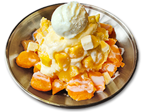 망고요거트빙수 이미지